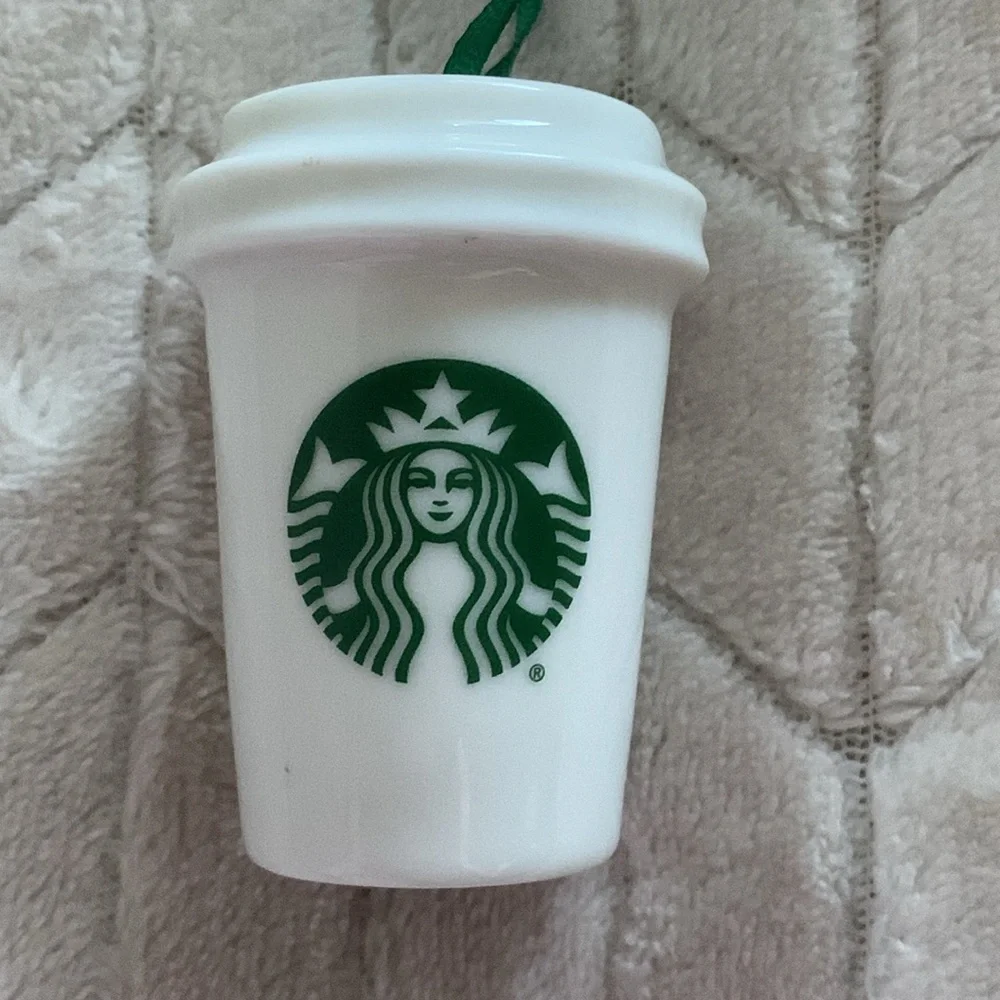 Starbucks Christmas 2016 Ceramic Cup Holiday Ornament‎ Holidays